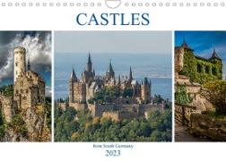Castles from South Germany (Wall Calendar 2023 DIN A4 Landscape)