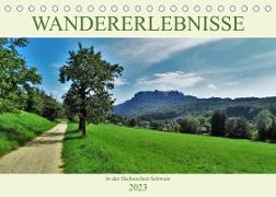 Wandererlebnisse in der Sächsischen Schweiz (Tischkalender 2023 DIN A5 quer)