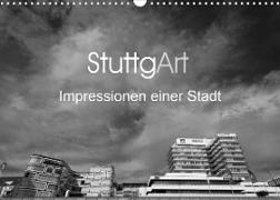 StuttgArt - Impressionen einer Stadt (Wandkalender 2023 DIN A3 quer)