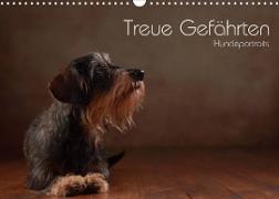 Treue Gefährten - Hundeportraits (Wandkalender 2023 DIN A3 quer)