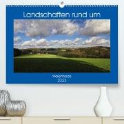 Landschaften rund um Marienheide (Premium, hochwertiger DIN A2 Wandkalender 2023, Kunstdruck in Hochglanz)