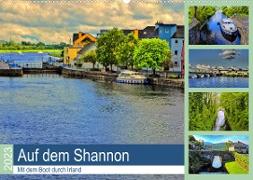 Auf dem Shannon - Mit dem Boot durch Irland (Wandkalender 2023 DIN A2 quer)