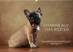 Charme auf vier Pfoten - Französische Bulldoggen Portraits (Wandkalender 2023 DIN A2 quer)