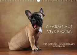 Charme auf vier Pfoten - Französische Bulldoggen Portraits (Wandkalender 2023 DIN A3 quer)