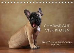 Charme auf vier Pfoten - Französische Bulldoggen Portraits (Tischkalender 2023 DIN A5 quer)