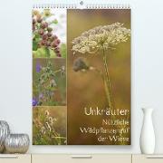 Unkräuter - Nützliche Wildpflanzen auf der Wiese (Premium, hochwertiger DIN A2 Wandkalender 2023, Kunstdruck in Hochglanz)