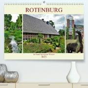 Rotenburg - Die bunte Stadt an der Wümme (Premium, hochwertiger DIN A2 Wandkalender 2023, Kunstdruck in Hochglanz)