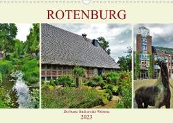 Rotenburg - Die bunte Stadt an der Wümme (Wandkalender 2023 DIN A3 quer)