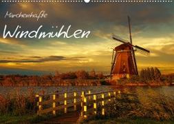 Märchenhafte Windmühlen (Wandkalender 2023 DIN A2 quer)