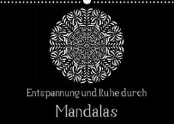 Entspannung und Ruhe durch Mandalas (Wandkalender 2023 DIN A3 quer)