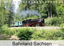 Bahnland Sachsen (Tischkalender 2023 DIN A5 quer)