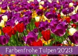 Farbenfrohe Tulpen 2023 (Wandkalender 2023 DIN A3 quer)