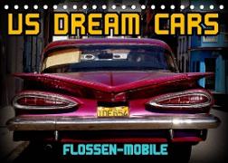 US DREAM CARS - Flossen-Mobile (Tischkalender 2023 DIN A5 quer)