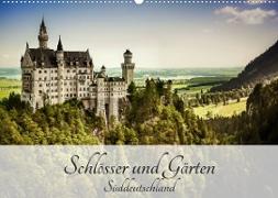 Schlösser und Gärten Süddeutschland (Wandkalender 2023 DIN A2 quer)