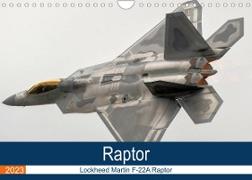 Lockheed Martin F-22A Raptor (Wall Calendar 2023 DIN A4 Landscape)