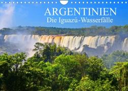 Argentinien. Die Iguazú-Wasserfälle (Wandkalender 2023 DIN A4 quer)