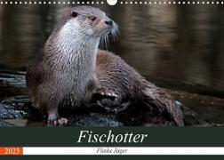 Fischotter, flinke Jäger (Wandkalender 2023 DIN A3 quer)