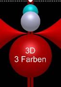 3D - 3 Farben (Wandkalender 2023 DIN A3 hoch)