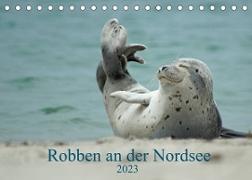 Robben an der Nordsee (Tischkalender 2023 DIN A5 quer)