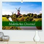 Malerisches Greetsiel (Premium, hochwertiger DIN A2 Wandkalender 2023, Kunstdruck in Hochglanz)