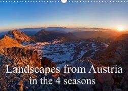 Landscapes from Austria in the 4 seasons (Wall Calendar 2023 DIN A3 Landscape)