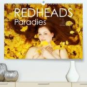 REDHEADS Paradies (Premium, hochwertiger DIN A2 Wandkalender 2023, Kunstdruck in Hochglanz)