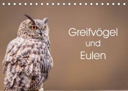 Greifvögel und Eulen (Tischkalender 2023 DIN A5 quer)