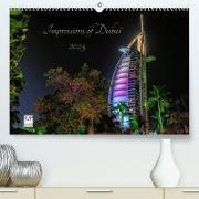 Impressions of Dubai 2023 (Premium, hochwertiger DIN A2 Wandkalender 2023, Kunstdruck in Hochglanz)