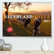 Sauerland-Idylle (Premium, hochwertiger DIN A2 Wandkalender 2023, Kunstdruck in Hochglanz)