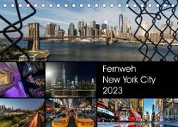 Fernweh New York City (Tischkalender 2023 DIN A5 quer)