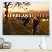 Sauerland-Idylle (Premium, hochwertiger DIN A2 Wandkalender 2023, Kunstdruck in Hochglanz)