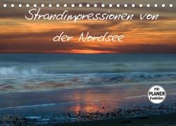 Strandimpressionen von der Nordsee (Tischkalender 2023 DIN A5 quer)