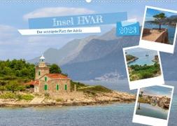 Insel Hvar - Der sonnigste Platz der Adria (Wandkalender 2023 DIN A2 quer)