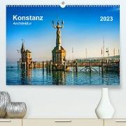 Konstanz Architektur (Premium, hochwertiger DIN A2 Wandkalender 2023, Kunstdruck in Hochglanz)