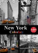 New York Colorkey (Tischkalender 2023 DIN A5 hoch)