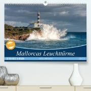 Mallorcas Leuchttürme (Premium, hochwertiger DIN A2 Wandkalender 2023, Kunstdruck in Hochglanz)