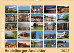 Heidelberg Views - Heidelberger Ansichten (Wandkalender 2023 DIN A2 quer)