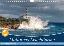 Mallorcas Leuchttürme (Wandkalender 2023 DIN A4 quer)