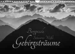 Bergpixels Schwarz-Weiße Gebirgsträume (Wandkalender 2023 DIN A4 quer)