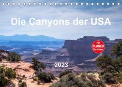 Die Canyons der USA (Tischkalender 2023 DIN A5 quer)