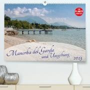 Gardasee - Manerba del Garda (Premium, hochwertiger DIN A2 Wandkalender 2023, Kunstdruck in Hochglanz)