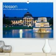 Hessen - Monumente und Naturlandschaften (Premium, hochwertiger DIN A2 Wandkalender 2023, Kunstdruck in Hochglanz)