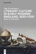 Literary Culture in Early Modern England, 1630¿1700