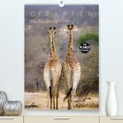 Giraffen - Die Riesen Afrikas (Premium, hochwertiger DIN A2 Wandkalender 2023, Kunstdruck in Hochglanz)