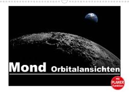 Mond Orbitalansichten (Wandkalender 2023 DIN A3 quer)