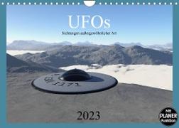 UFOs - Sichtungen außergewöhnlicher Art (Wandkalender 2023 DIN A4 quer)