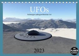 UFOs - Sichtungen außergewöhnlicher Art (Tischkalender 2023 DIN A5 quer)