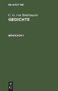 C. G. von Brinkmann: Gedichte. Bändchen 1