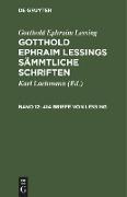Gotthold Ephraim Lessings Sämmtliche Schriften, Band 12, 414 Briefe von Lessing