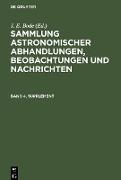 Sammlung astronomischer Abhandlungen, Beobachtungen und Nachrichten. Band 4, Supplement